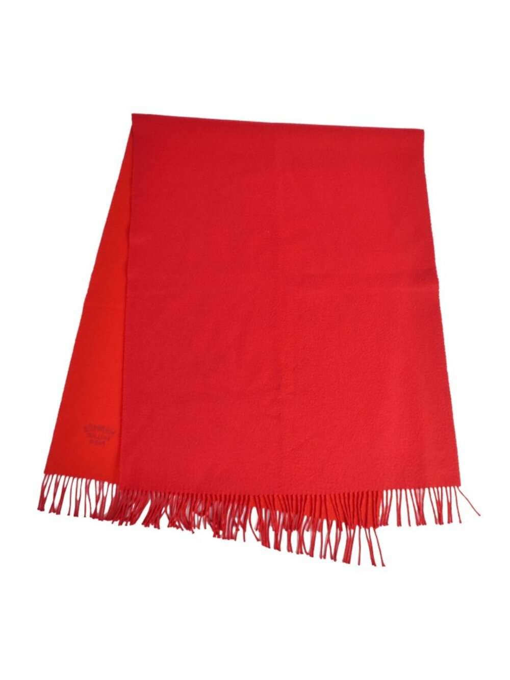 Hermes Scarf Shawl Fringe Cashmere